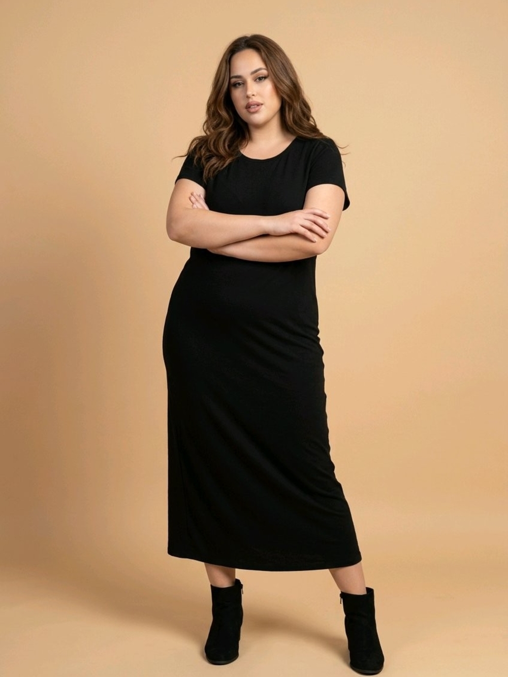 Isabel Maternity by Ingrid & Isabel Black Maxi Dress | XL